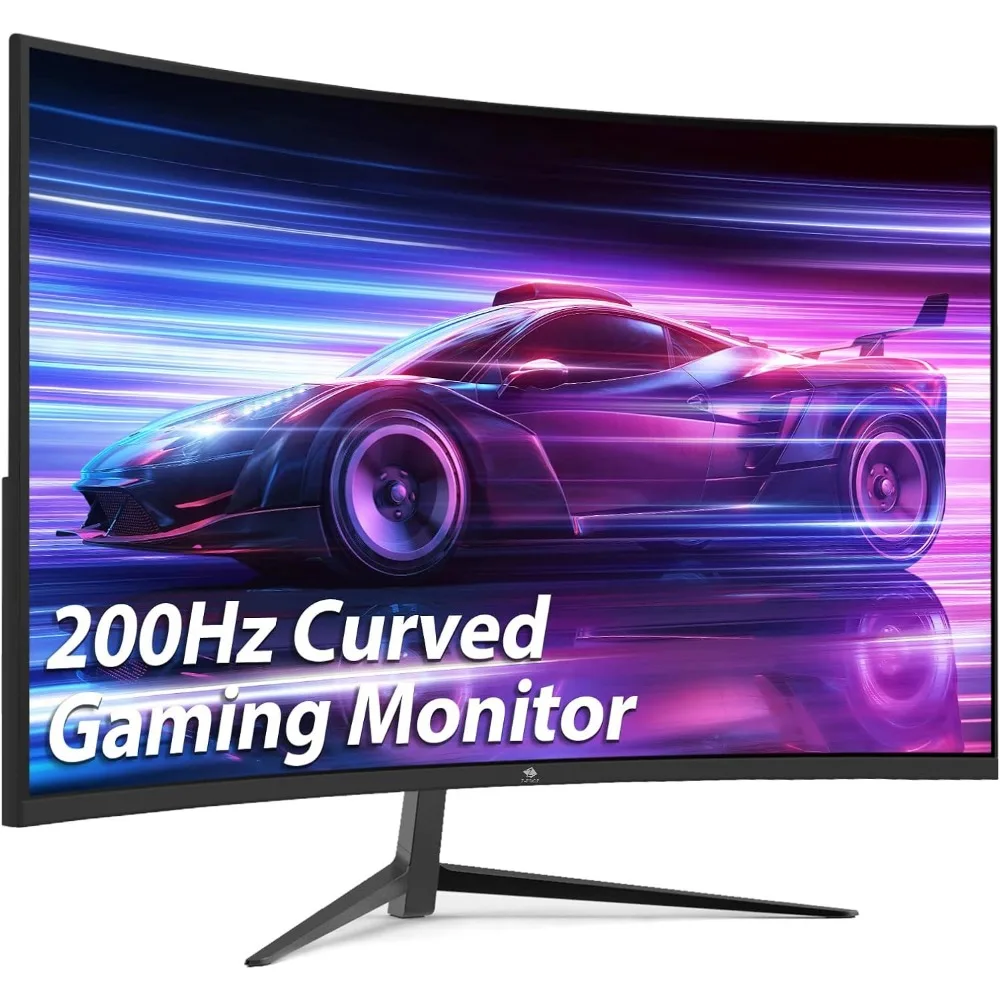 

UG27 27-inch Curved Gaming Monitor 16:9 1920x1080 200Hz 1ms Frameless LED Gaming Monitor, AMD Freesync Premium Display Port