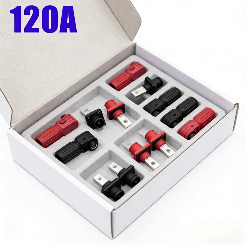 

Energy Storage 120A Connector High Current New Energy Lithium Battery Plug Industrial Waterproof Energy Storage Cabinet Terminal