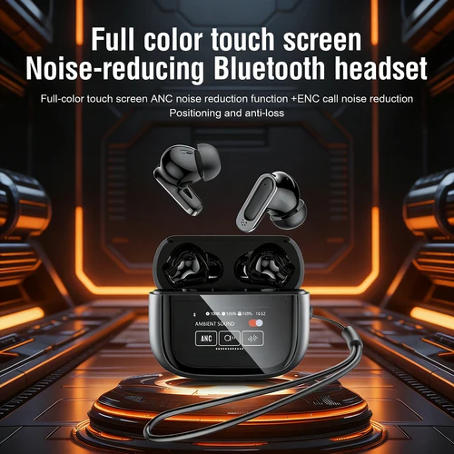 Imagen 2 del producto BOSECXT V11 TWS auriculares inalámbricos pantalla táctil pantalla Digital auriculares Bluetooth en la oreja ANC auriculares con reducción de ruido con micrófono