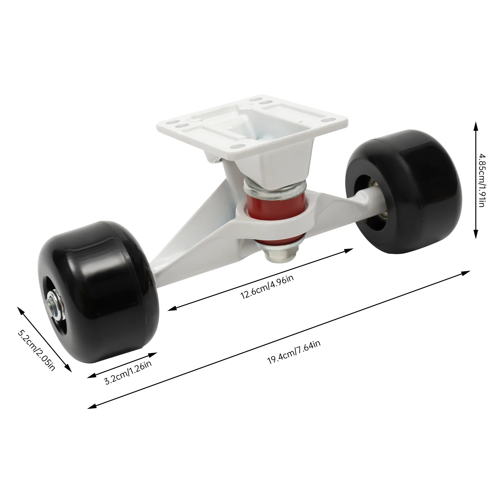ترقية رحلتك! مجموعة شاحنة لوح التزلج الصلابة 85A، مثالية للتزلج في الشوارع وبناء DIY #6
