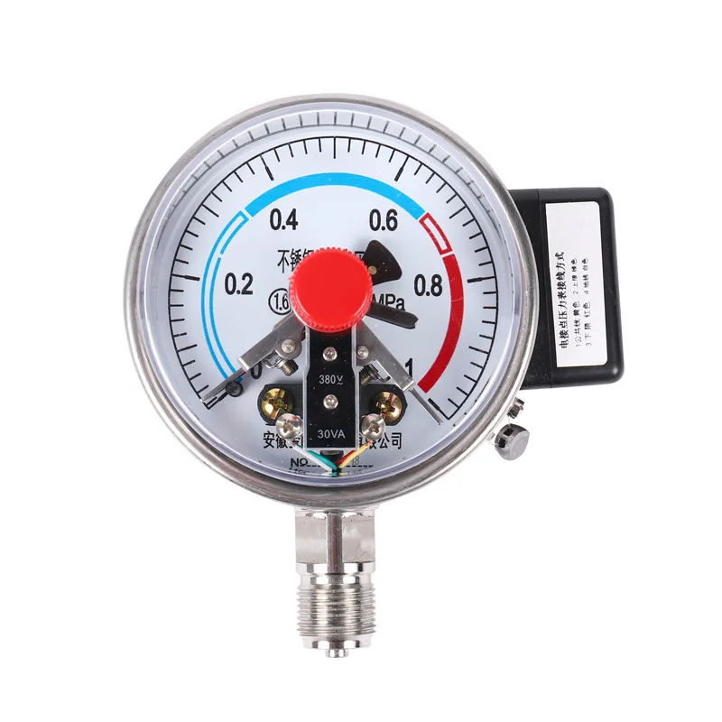 YXC100 magnetic assisted electric contact pressure gauge 1MPa water pressure oil pressure air pressure hydraulic control switch