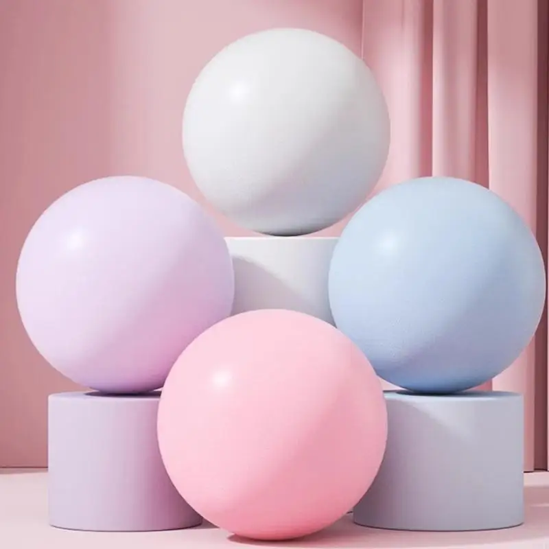 25cm 10Inch Gymnastics Ball, Fitness Ball for Stretching Fitness Exercise Ball, Soft Pilates Ball, Small Yoga Ball