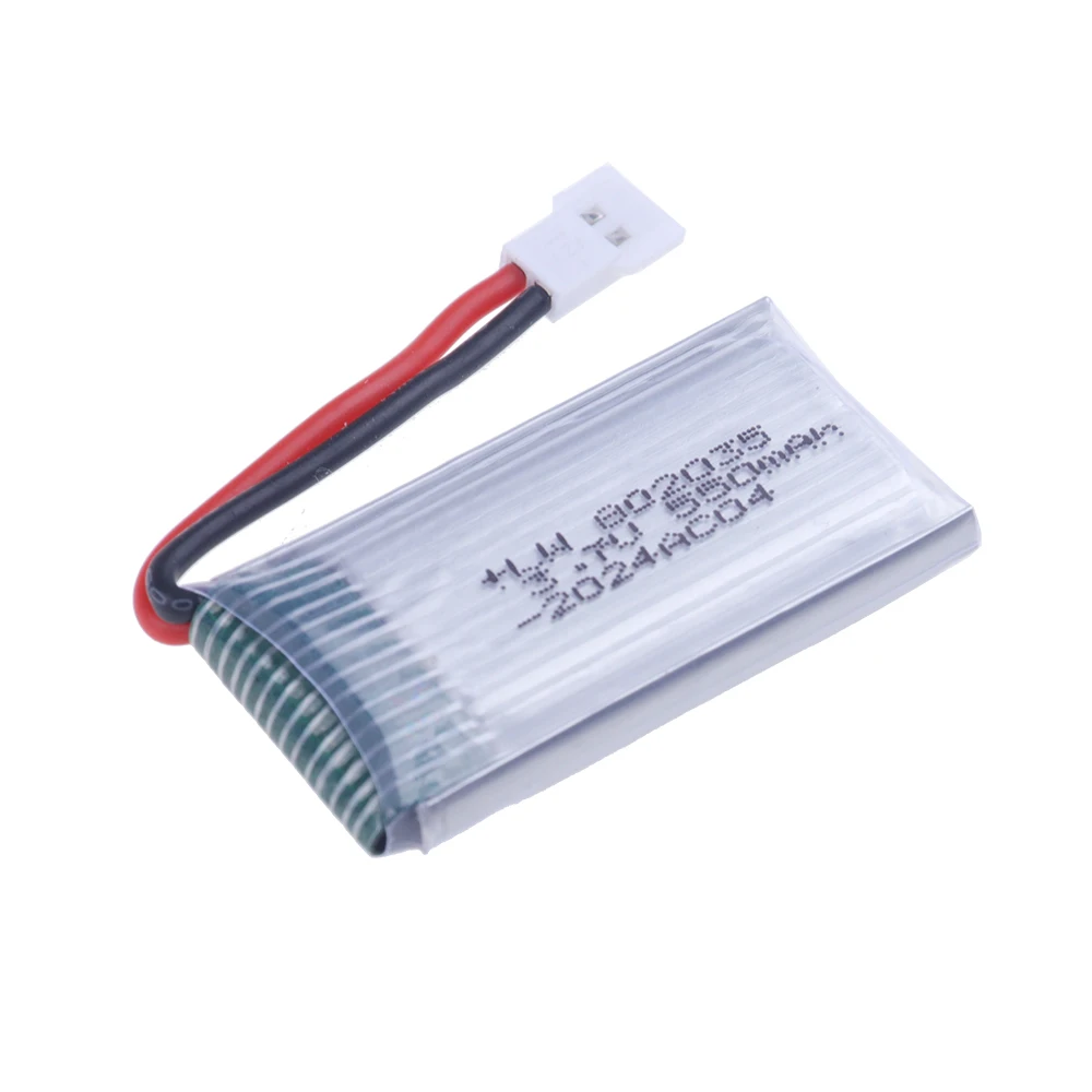 H31 Battery 3.7V 550mAh 802535 Lipo Battery And Charger For H107 H31 KY101 E33C E33 RC Drone Helicopter Spare Parts 3.7V Battery image 4