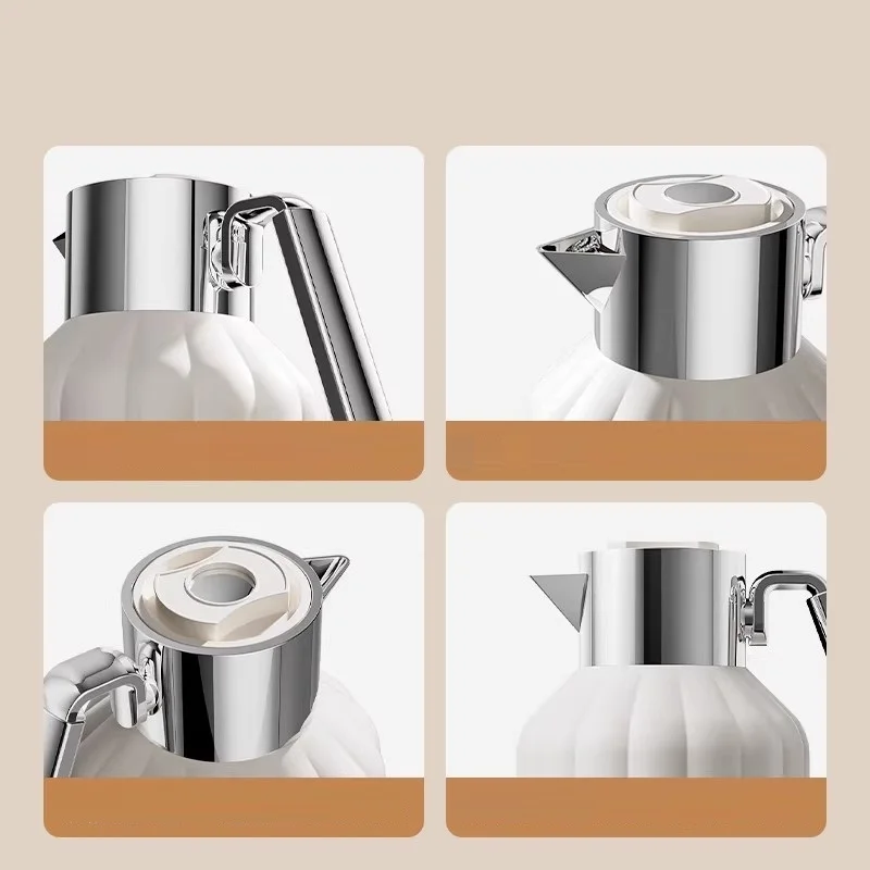 Fashion Thermos Flask Thermos Water Coffee Bottle Glass Inner Container Coffee Cup Mug Teapot Heat Cold Preservation
