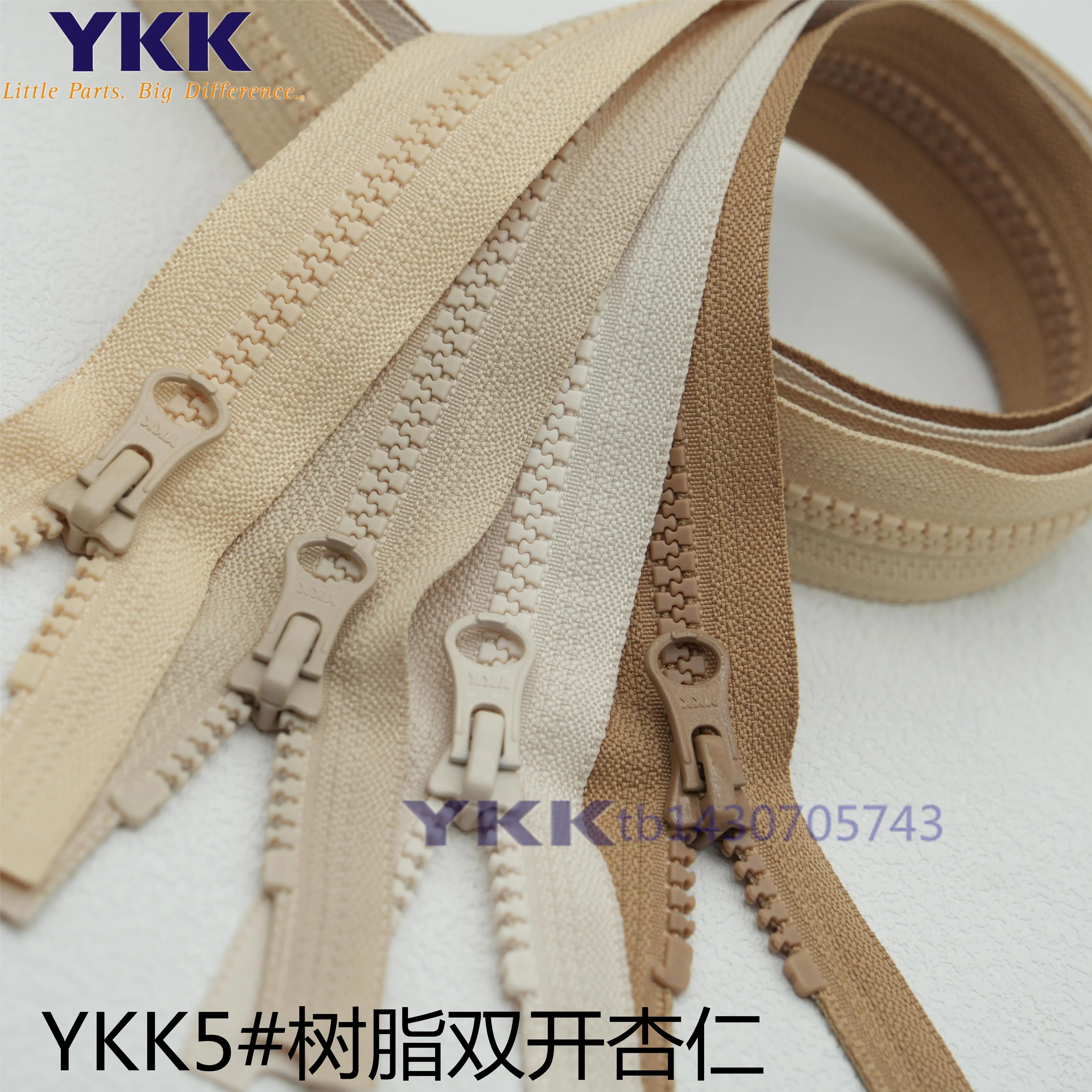 

YKK5 #resin Double-ended Open Down Placket Long Zipper, Coat Cotton-padded Cotton-padded
