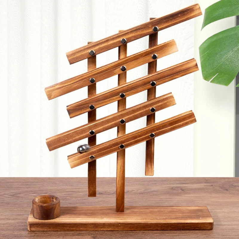 Ball Falling Toys, Balance Beam Toys, Wooden Balance Ball Falling Toys, Early Childhood Education Games