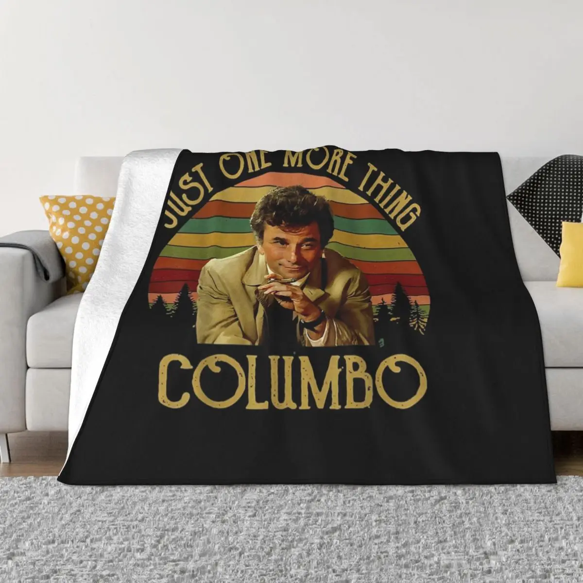 Men Women Just One More Thing-Columbo Columbo Inspired Movie Throw Blanket Luxury Brand Sofa Quilt Blankets