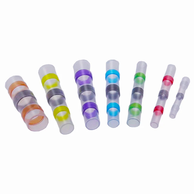 5/10/20/30/50pcs Solder Seal Wire Connectors 3:1 Heat Shrink Insulated Electrical Wire Terminals Butt Splice Waterproof image 2