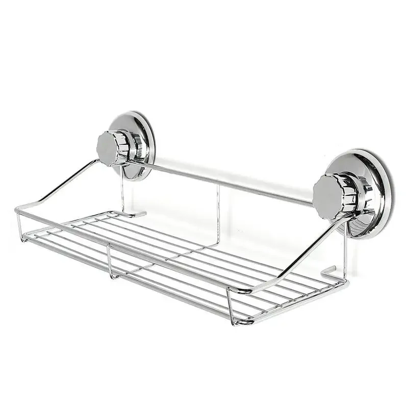 sucking bathroom shelf suck up wall shelf organizer no punching no glue shelf