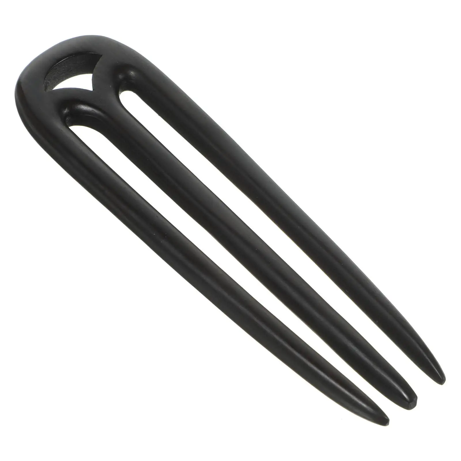 Natural Wood Hair Chopstick Bun Holder – Retro Chinese Style Wooden Hairpin for Wedding, Prom, Recital & Gift