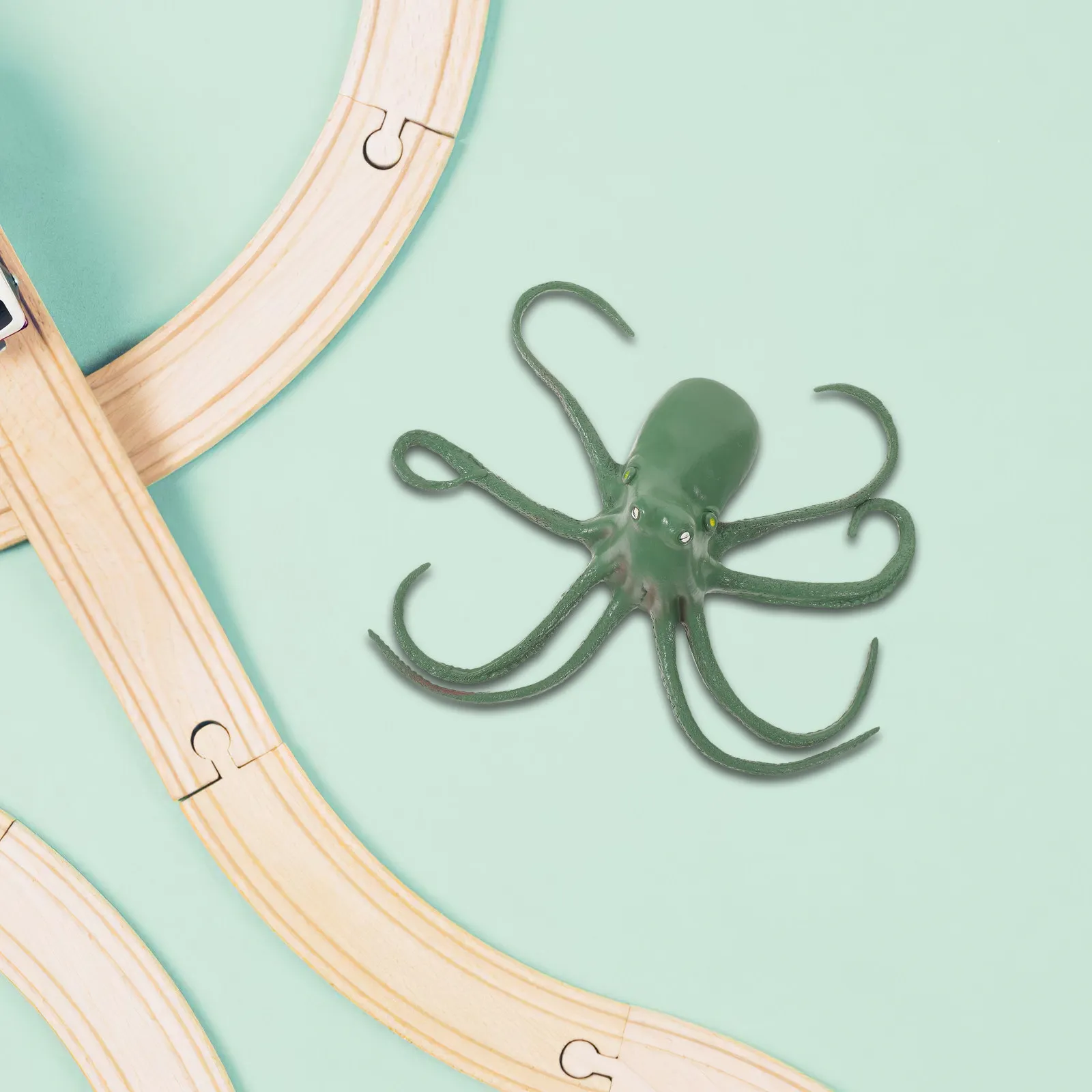 Ultra-Soft Squeaky Octopus Simulation Ornament for Sensory Play Ocean Theme Parties Underwater Creature Decoration Marine