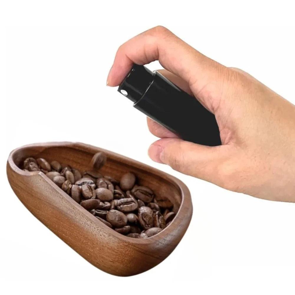 

Coffee Bean Multifunctional Wooden Coffee Bean Dosing Cup and Light Spray Bottle Barista Set for Enhance Brewing Experience