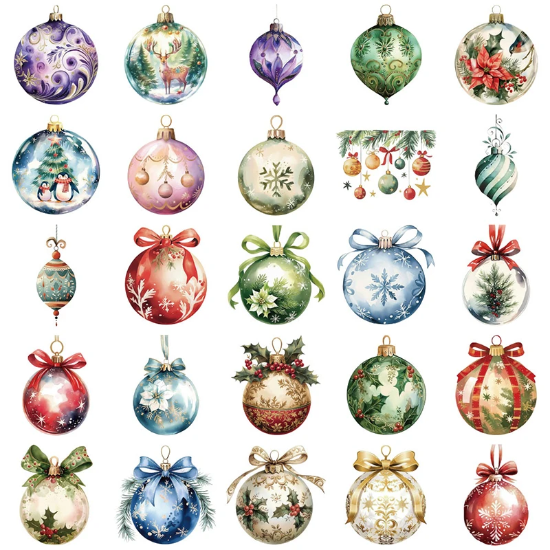 50 個クリエイティブクリスマスベル透明ステッカー子供文具スケートボード電話荷物装飾デカール報酬おもちゃ