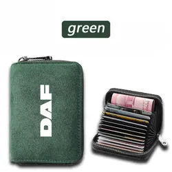 Driver license Card Holder Bank Credit Card ID Cards Coin Pouch Case Bag Wallet for DAF 106xf 105 cf85 Truck lf van accessories