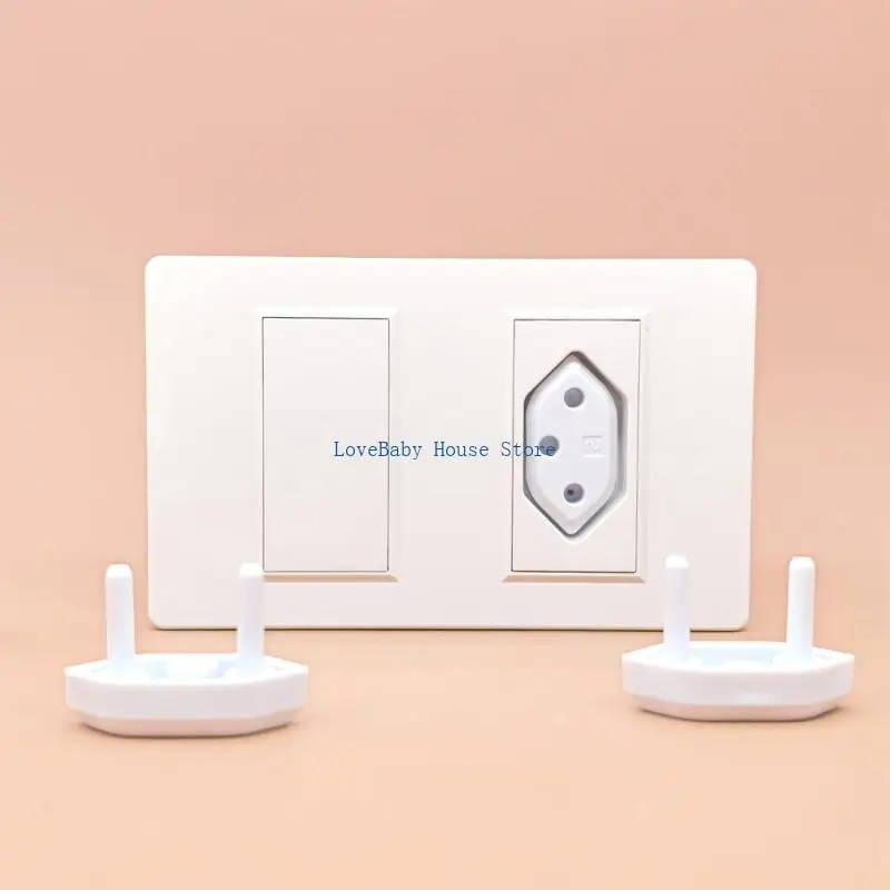 BX0D Set 10 stuks elektrische stopcontactbeschermer, ingebed ontwerp voor babyveiligheid