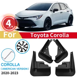 For Toyota Corolla 2020 2021 2022 2023 Mudguards Mud Flaps US Version Splash Guards Fender Mudflaps Protectors Car Accessories