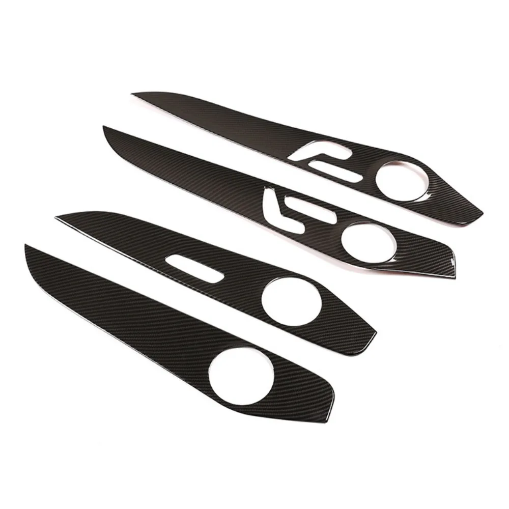 

Декоративная панель внутренней двери автомобиля, накладка для Mercedes Benz W205 C GLC Class, 4 шт., 2014-2020, автомобильные аксессуары