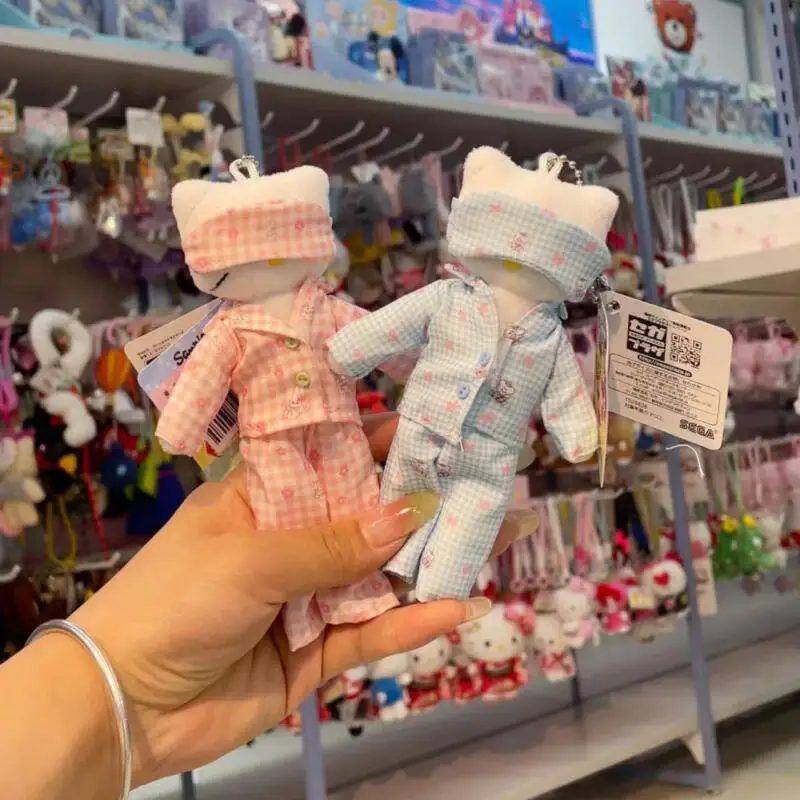 لطيف الكرتون Kawaii فستان طويل الساق تظهر منامة مرحبا كيتي أفخم دمية حقيبة سلسلة مفاتيح قلادة لعبة هدية