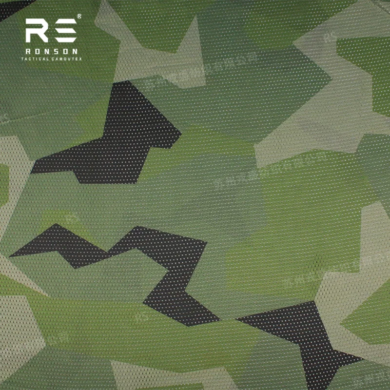 

M90S шведская лесная камуфляжная сетка 120 г/м2, легкая антистатическая сетчатая ткань из полиэстера с принтом для тактической маски для лица, шарфа