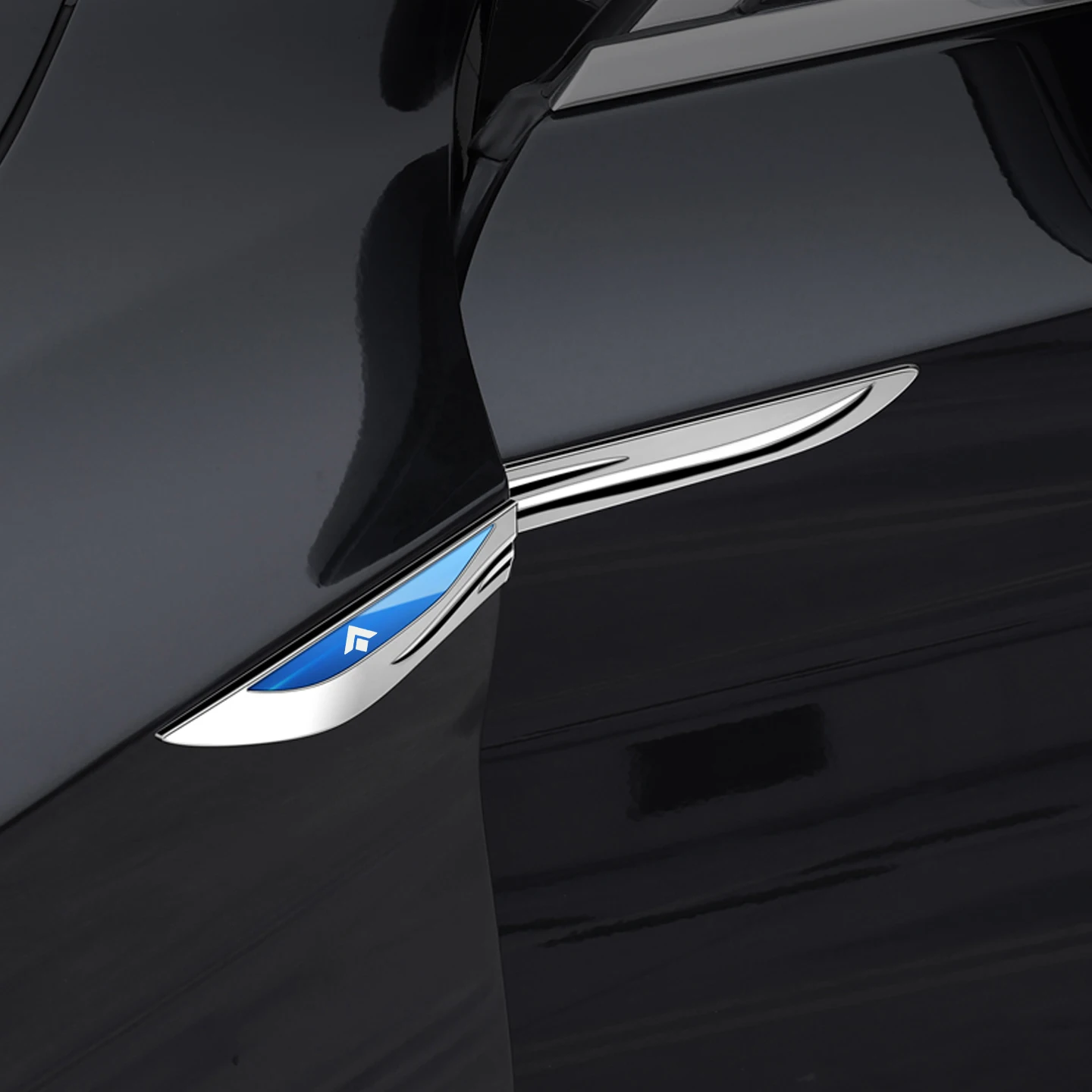 Car Styling Door Fender Side Blade Badge Emblem Body Logo Sticker For GAC Aion Hyper GT HT HL A800 Hyptec Decoration Accessories