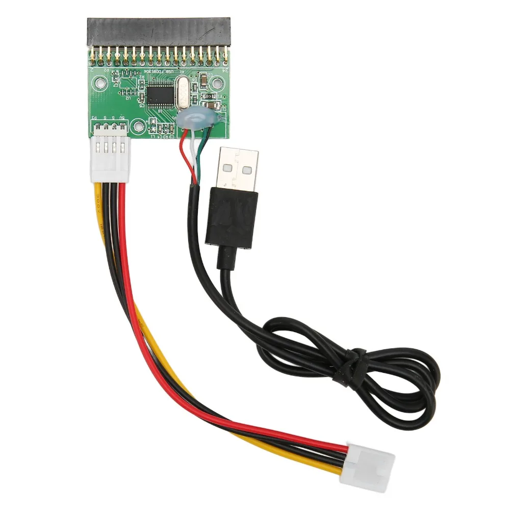 

Практичный 34-контактный USB-кабель-адаптер для флоппи-дисководов 1,44 МБ, Plug and Play, для передачи данных