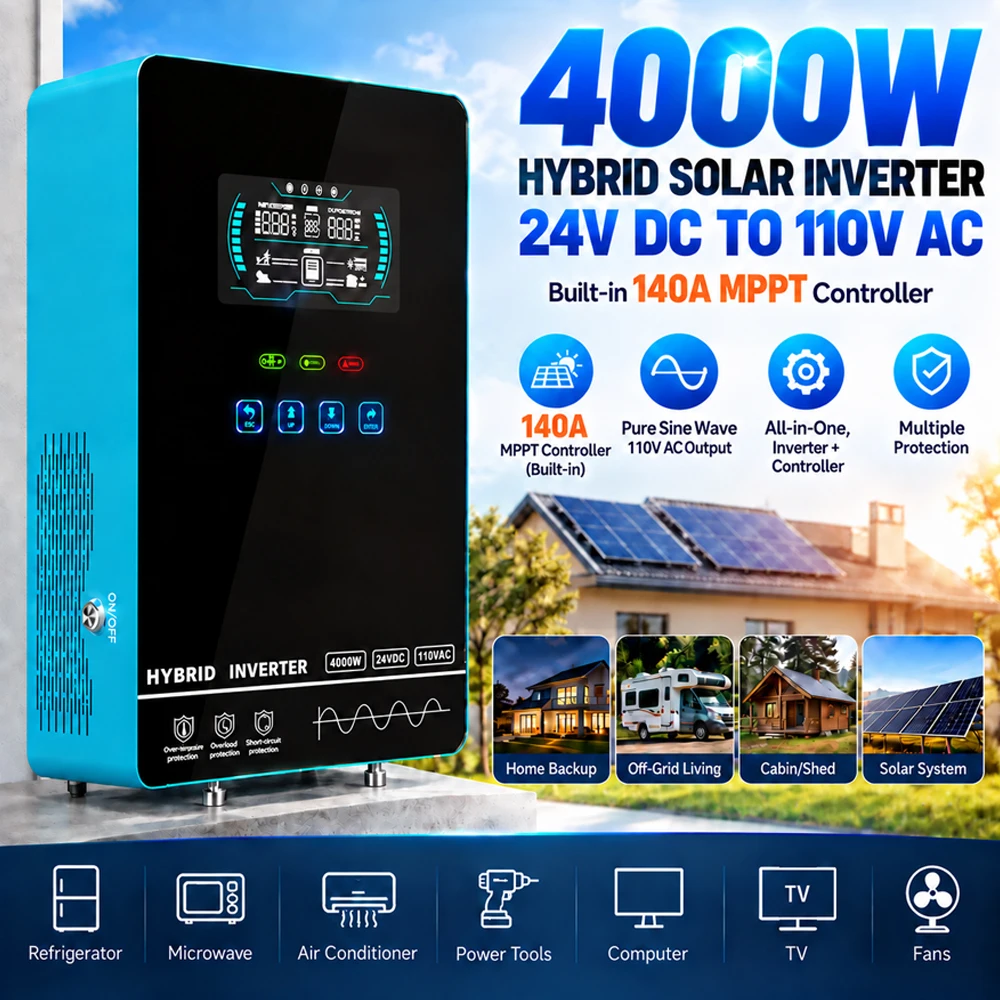 4000W Hybrid-Solarwechselricht – Charge Controller Solar Bewertung und Preis