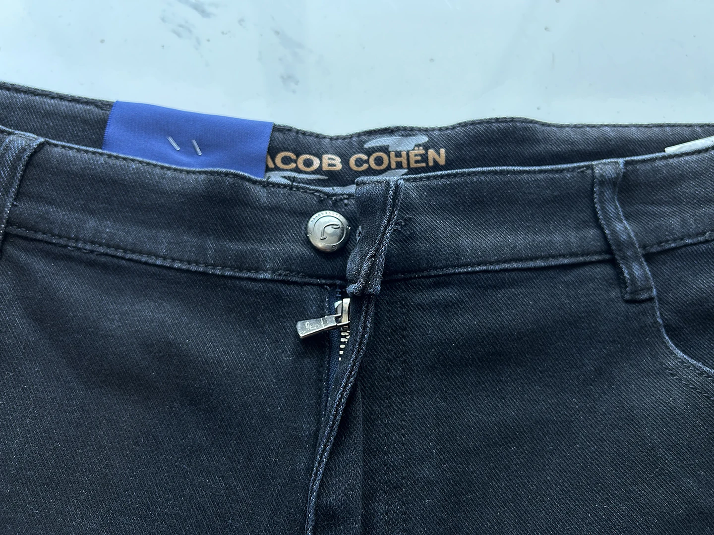 BLSK CPRT Jeans in cotone spesso da uomo 2025 Autunno Inverno nuovo ricamo business caldo di alta qualità dritto Pantaloni di grandi dimensioni 30-40