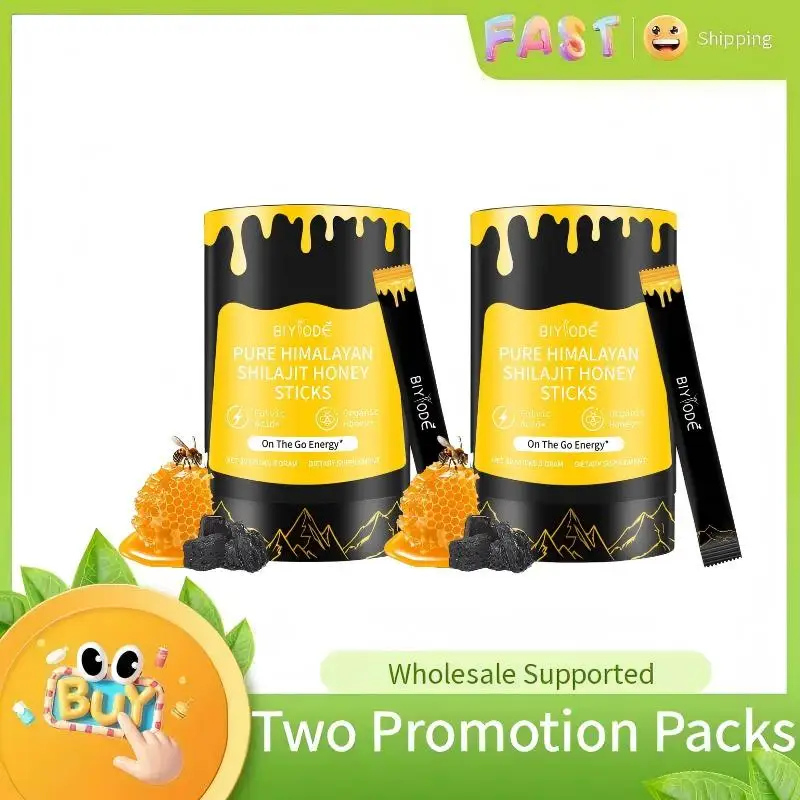 

【BIYODE】 Shilajit Honey Sticks 760g 2 Pack Herbal Extract for Vitality and Wellness