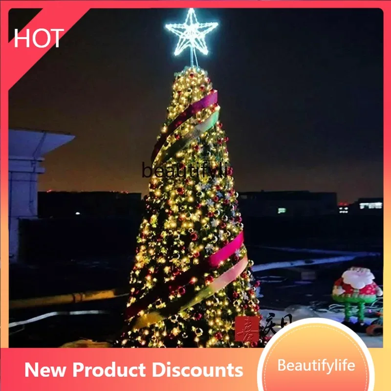 

smt53 Modern large Christmas tree decoration 3 4 5 6 7 meters, large outdoor Christmas tree