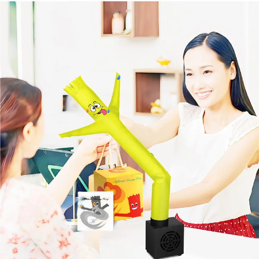 

Publicitaire Custom Desktop Air Sky Dancer Man Dancing Advertising Man Mini Inflatable Tube
