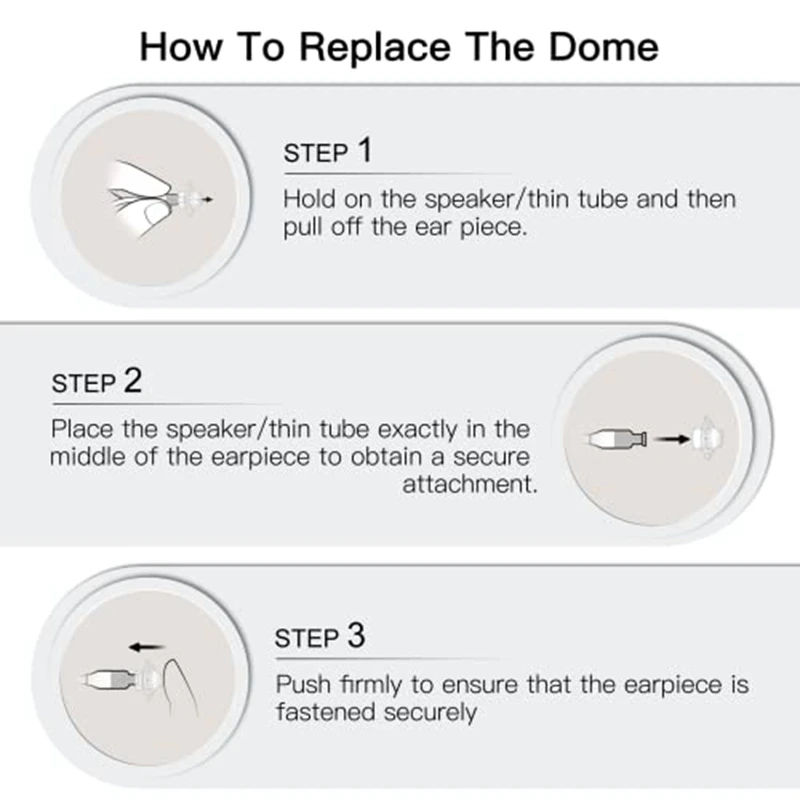 Hearing Aid Domes For Phonak Marvel & Paradise RIC BTE Models SDS 4.0 Open Dome 20 Pcs Pack