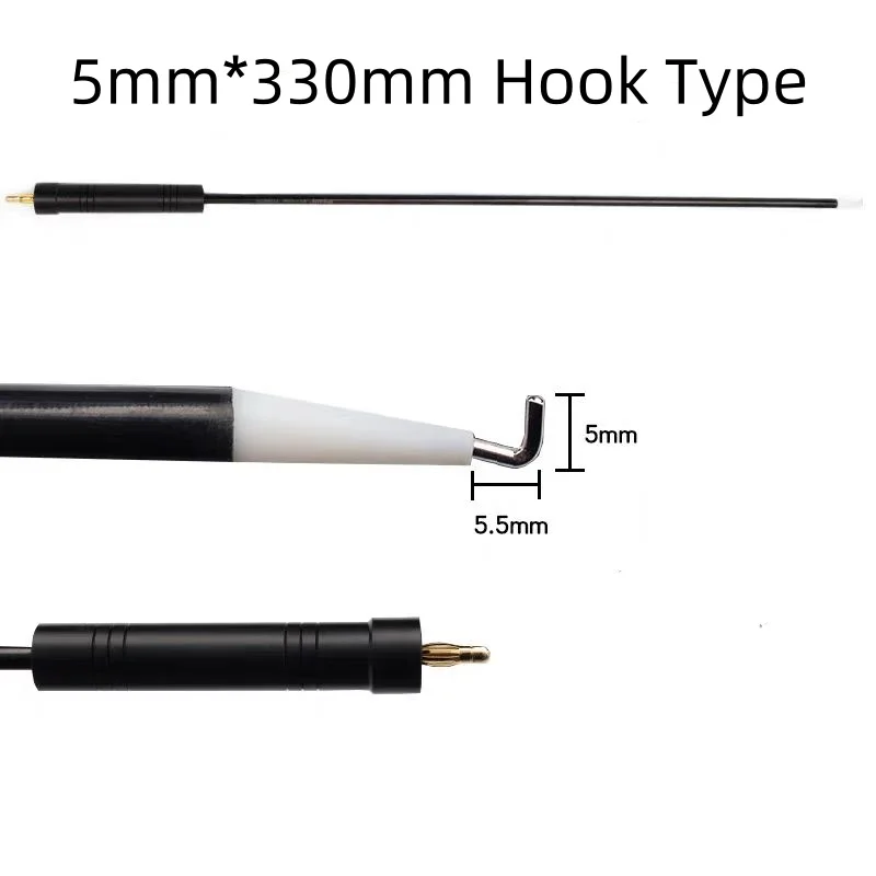 Монополярный электрод 5 мм * 330 мм, электрический L-крючок, нож, шпатель, шариковая игла, лапароскопия, лапароскопический инструмент