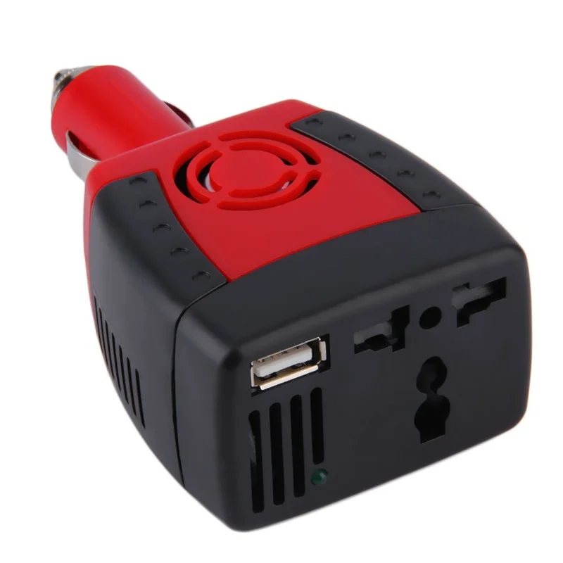 1 stücke Zigarette Leichter Netzteil 150W 12V DC Zu 220V AC Auto Power Inverter Adapter mit USB Ladegerät Port