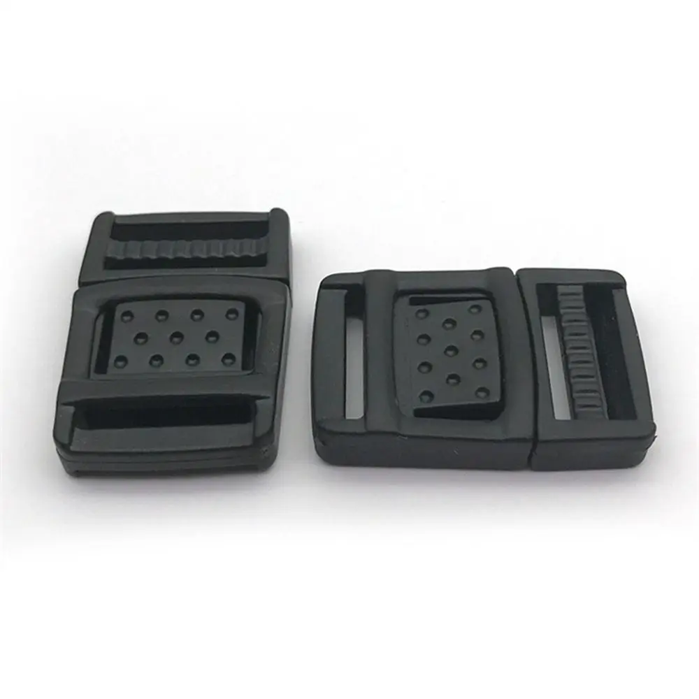 10pcs New Plastic Curved Buckle Lock Black&White Travel Bag Buckles Side Release Buckles Outdoor Tool