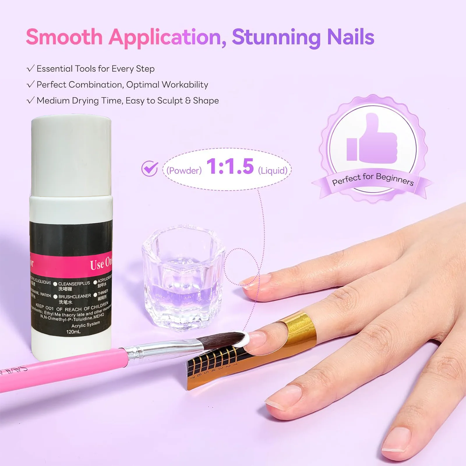 아크릴 네일 키트, 아크릴 파우더와 아크릴 리퀴드, U - Nail Art Valentines Day 리뷰 및 가격