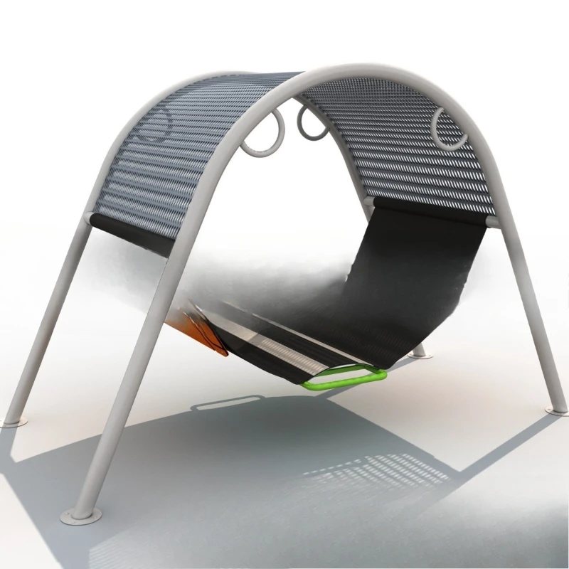 Kindergarten outdoor swivel chair Outdoor children's community Park square swivel chair