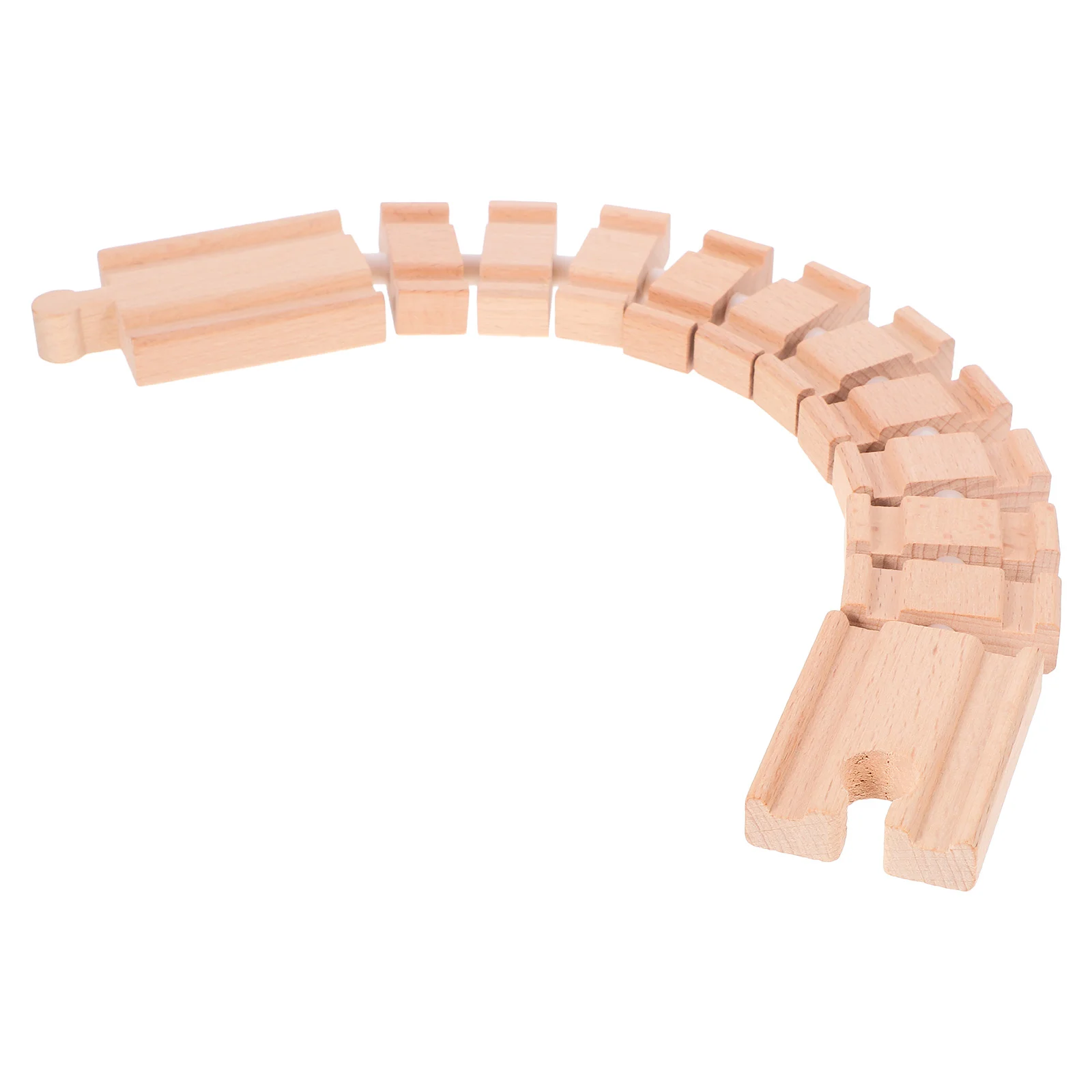 Train Bulk Track Toy Wood Blocks Wooden Playthings for Trains Tracks Girl Child