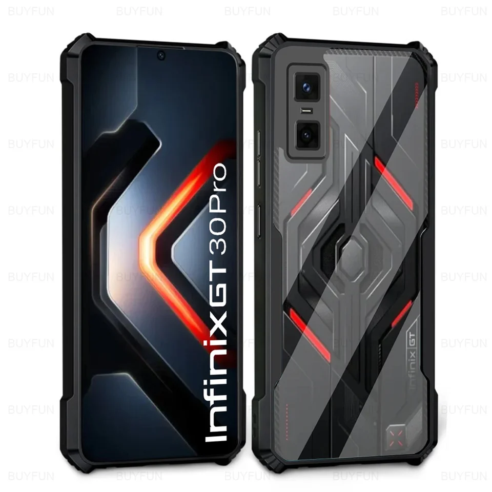 Acrylic Transparent Shockproof Case For Infinix GT 30 Pro 5G Hard