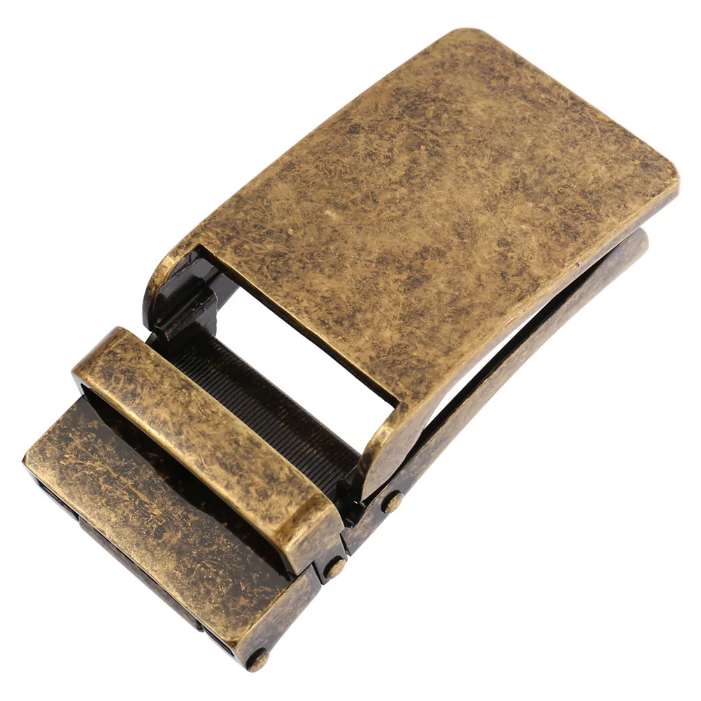 2pcs Belt Buckle For Men Alloy Automatic Ratchet Buckle Easy Adjust Fit For Brown Black Coffee Straps Mens Plaque