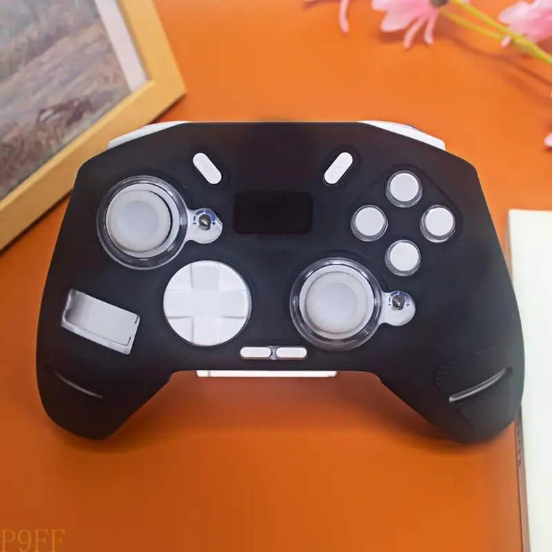 CS1W Game Controller Silicone Cover for 4 Protector Case Shell Housing Dustproof Scratch Resistant Skin Cover