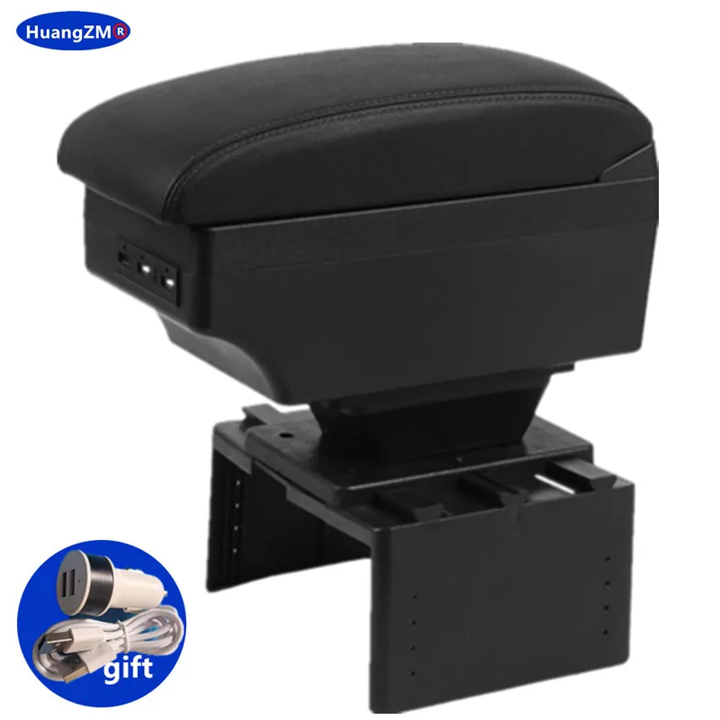 Universal Car Armrest box Universal Model Armrest Car Accessories Storage Box Retrofit parts Increase Relieve Fatigue