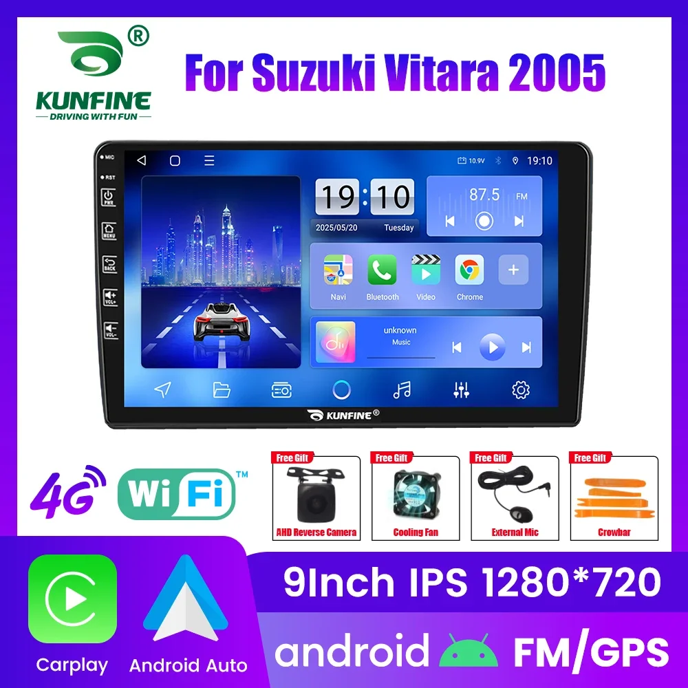 

Автомагнитола Android для Suzuki Vitara 2005, 2DIN, 8-ядерный процессор, GPS-навигация, IPS-экран, поддержка CarPlay и Android Auto