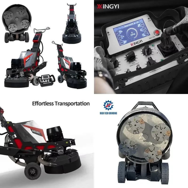 680mm Auto Smart Plenetery Remote Control Concrete Floor Grinder Grinding Machine