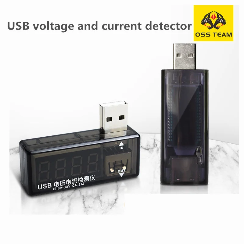 OSS S102 USB Charger Voltage and Current Detector Intelligent Digital Display Capacity Tester