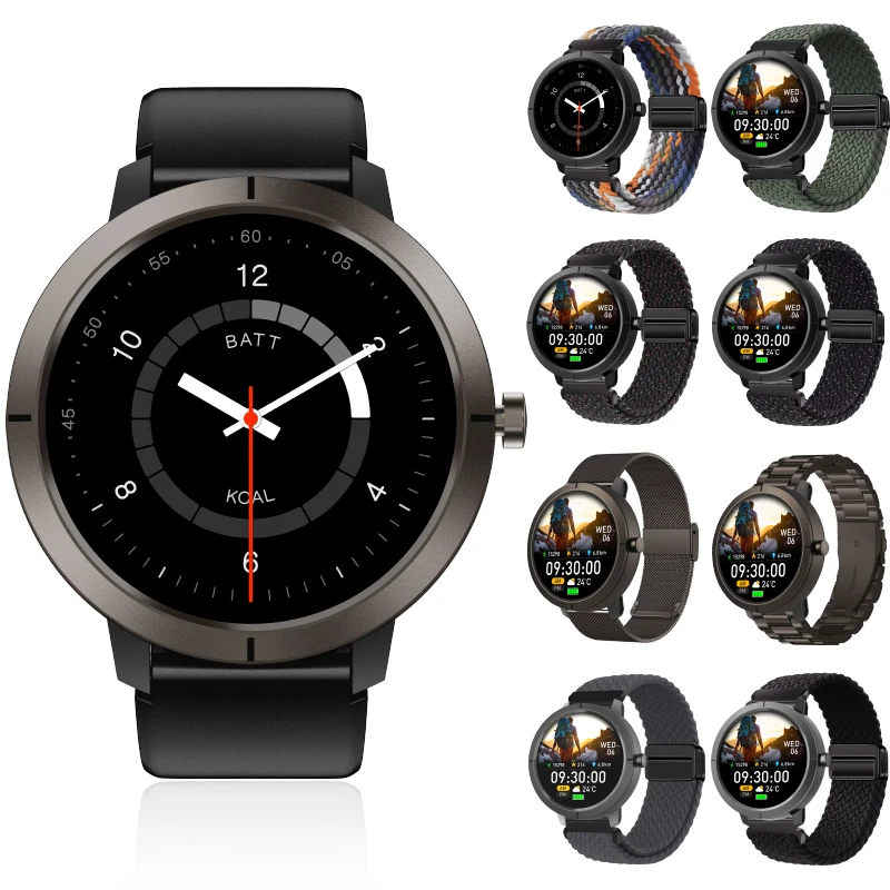 2026 Outdoor 170+ Sport Compass DM76 GPS Smart Watch BT Call 1.32Inch AMOLED 5ATM 50M Waterproof Lady Fitness Tracker Smartwatch view 6