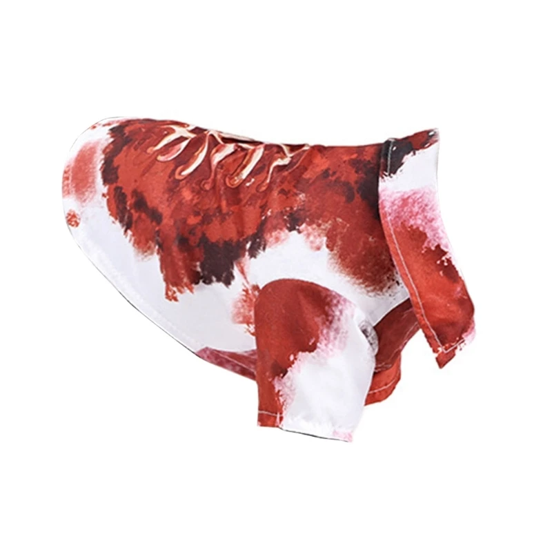 Frightening Blood Splatters Halloween Pet Costume for Cats Dog Festival Family Gathering Dog Outfit 2legs Party Costume