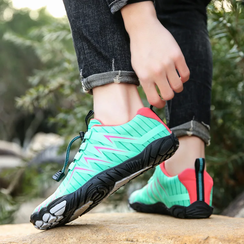 Elegant Red Water Shoes For Men & Women, Lightweight Quick-Dry Non-Slip Fishing Shoes_voghion.com