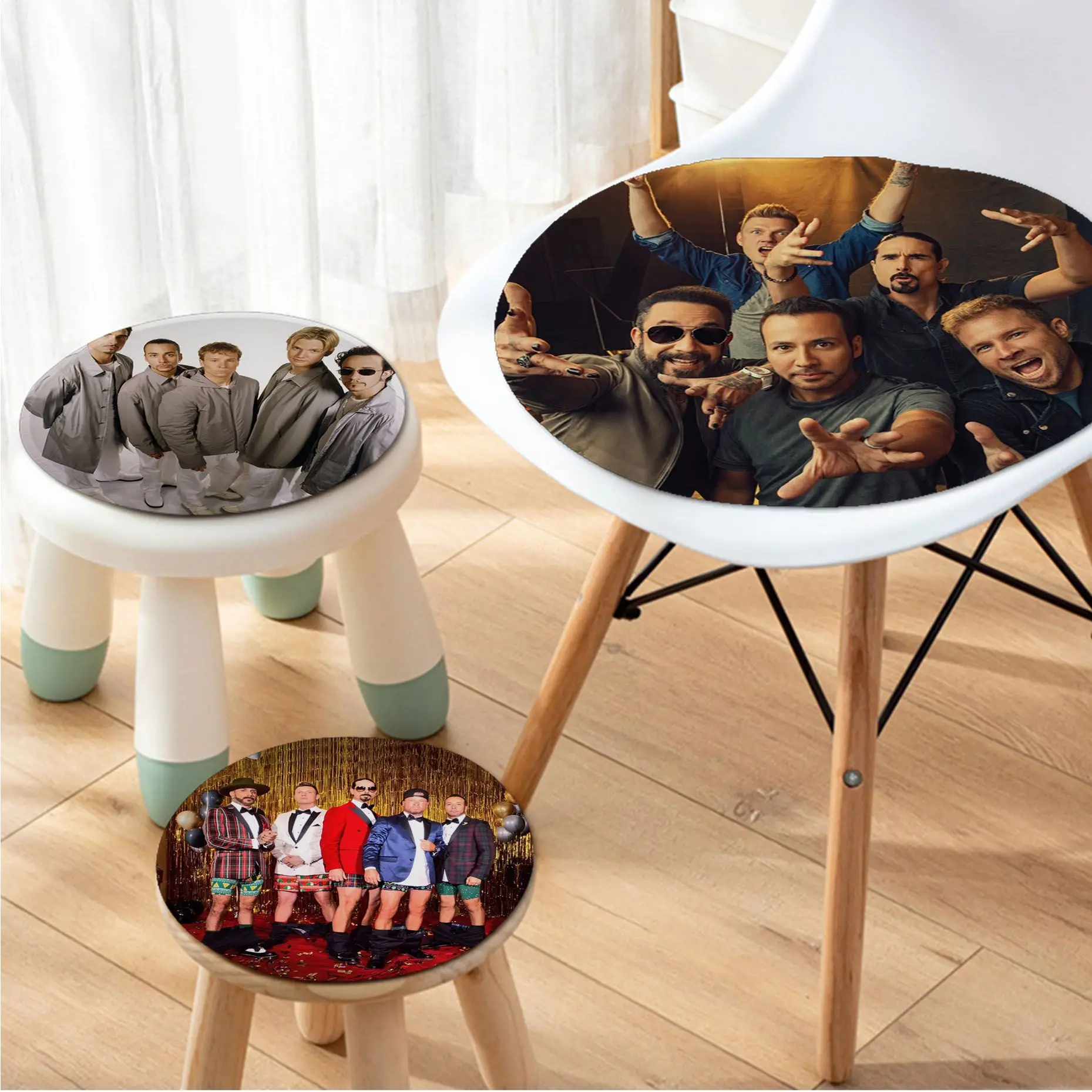 

Backstreet Boys Band Decorative Seat Pad Household Cushion Soft Plush Chair Mat Winter Office Bar Chair Cushions