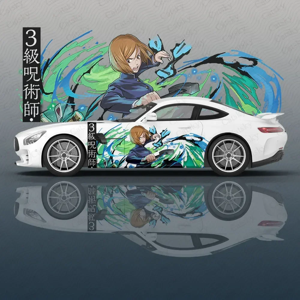 

Kugisaki Nobara Car Decal Flower Vinyl Car Stickers SUV Side Graphics Decals, Universal Size, Vehicle Body-Decals