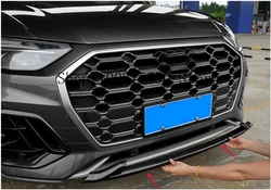 For Audi Q5L Q5 2021-2024 Front bumper decorative strip Rear Trunk Back Door Cover Tail Gate Trim Boot Garnish Moulding Styling